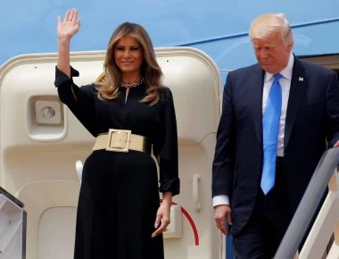 Στο Παρίσι το ζεύγος Τραμπ